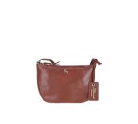 'Naomi' Real Leather Compact Crossbody Bag Ashwood Leather Light Brown One Size