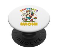 Naomi schoolkid Rainbow Unicorn Design personalized PopSockets Adhesive PopGrip