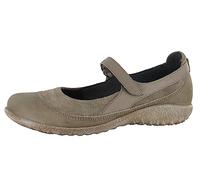 Naot Women's Kirei Mary Jane Flat, Sft Green Lthr/Hunter Green Suede/Pewter Lthr, 9-9.5