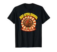 Nap After Seconds Funny Thanksgiving Turkey Graphic Tee Value Graphic T-Shirt, Men, Black, XL