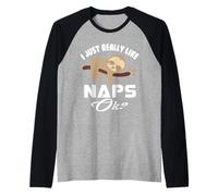 Nap Funny Tree Sloth Gift Sloth Baby Really Like Slothies Raglan Baseball Tee