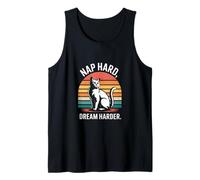 Nap Hard Dream Harder Cat Lovers Tank Top