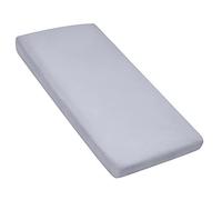 Nap Mat Sheet 24" x 48" x 4", Preschool Day Care Rest Nap Mat Cover, Gray | Fitted Elastic Corners, Soft & Breathable Baby Sheets for Regalo My Cot Portable Toddler Bed and Joovy Travel Cot