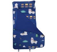 Nap Mats for Preschool, 49x20inch Cartoon Alpaca Pattern Toddler Nap Mat with Pillow & Blanket, Roll up Kid Sleeping Bag for Daycare Preschool Travel Camping