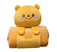 Nap Mats For Preschool - Plush Memory Foam Roll Up Mat, Waterproof Vinyl Liner Sleep Sheet | Secure Strap Napping Blanket Roll, Fun Cartoon Pattern Rest, Easy-Store Nap Time Blanket Unit