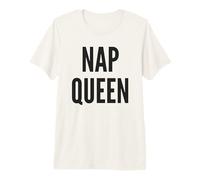 Nap Queen Bold Minimalist Sleep Humor Design Premium T-Shirt