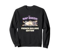 Nap Queen French Bulldog Edition Sleepy Dog Puppy Owner Sweatshirt