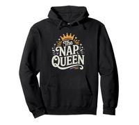 Nap Queen Tarot Card Illustrated Women Funny Mystic Identity Pullover Hoodie