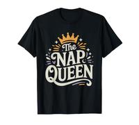 Nap Queen Tarot Card Illustrated Women Funny Mystic Identity T-Shirt