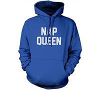 HotScamp Nap Queen Unisex Hoodie - blue X-Large