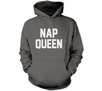 Nap Queen Unisex Hoodie - Grey Large