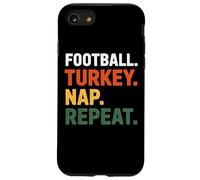 Nap Repeat Football Turkey Thanksgiving Parade Watchers Case for iPhone SE (2020) / 7/8