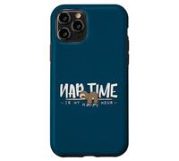 Nap Time Is My Happy Hour Sleepy Cozy Chilling Sloth Case for iPhone 11 Pro