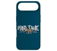 Nap Time Is My Happy Hour Sleepy Cozy Chilling Sloth Case for iPhone Air