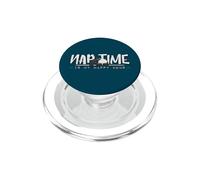 Nap Time Is My Happy Hour Sleepy Cozy Chilling Tapir PopSockets PopGrip for MagSafe