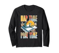 Nap time is plot time Long Sleeve T-Shirt