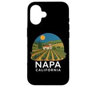 Napa California Wine Country Tasting Valley Love Retro Grape Case for iPhone 16