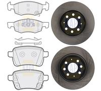 2x Brake Discs Pair Vented Front 257mm NBD5105 NAPA Set 55700920 55700921 New