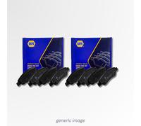 NAPA Front & Rear Pads fits Toyota Auris 2013-2015 2.0
