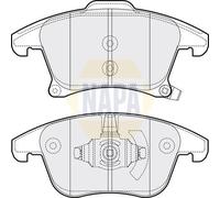 NAPA NBP1523 Brake Pad Set Replacement Front Fits Ford Galaxy Mondeo S-Max