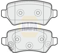 NAPA NBP1618 Brake Pad Set Replacement Rear Axle Fits Kia Ceed Pro Cee'D