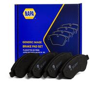NAPA Rear Brake Pad Set fits Toyota Yaris Hatchback 2012-2020 1.0 1.3 1.4 1.5