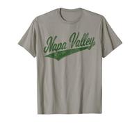 NAPA VALLEY CALIFORNIA FLAG SPORTS BASEBALL SCRIPT JERSEY T-Shirt