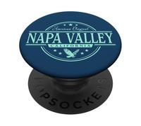 Napa Valley California - Napa Valley CA Label CV26X PopSockets Adhesive PopGrip
