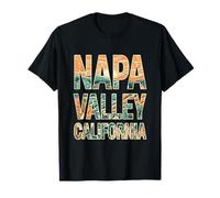 Napa Valley Landscape Inside Bold Lettering California T-Shirt