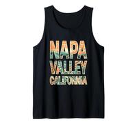 Napa Valley Landscape Inside Bold Lettering California Tank Top