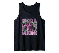 Napa Valley Vineyard California Grape Vintage Travel Tank Top
