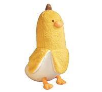 Napacoh Banana Duck Plush Toy, Animal Plush Toy Stereoscopic Adorkable Birthday Gift Cartoon Banana Duck Sleeping Pillow for Girls (50cm/19.69", Yellow)