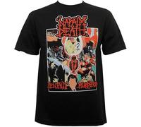 Napalm Death Band Mentally Murdered Album Cover Art T-Shirt M Black