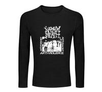 Napalm Death Curse Men's 100% Cotton Tee Crewneck Unisex Long Sleeve T-Shirt Black L