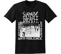Napalm Death Men's Curse T-Shirt Unisex Men Tee Shirt Black