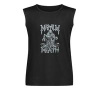 Napalm Death Reaper Heavy Metal Unisex Sleeveless T-Shirt Printed Tee Graphic Top Men Vest Tank Black Shirt 3XL