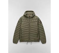 Napapijri A-Lapaz Mens Hooded Puffer Jacket - Tea Leaf G0A - Tea Leaf G0A - L