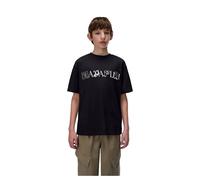Napapijri Acadia Short Sleeve T-shirt Black 10 Years Boy
