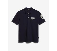 Napapijri Amundsen Short Sleeve Polo Shirt Navy Blue - XS