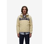 Napapijri Archive Fleece Half Zip fleece beige cream navy red - S