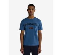 Napapijri Ayas Short Sleeve T-Shirt Blue - S