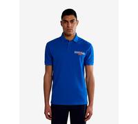 Napapijri Aylmer Short Sleeve Polo Shirt Blue - M