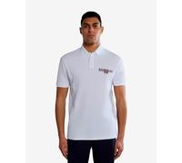 Napapijri Aylmer Short Sleeve Polo Shirt White - XS