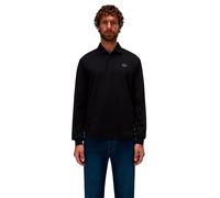 Long sleeve polo shirt Napapijri E-Badge Noir M