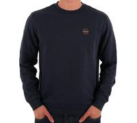 Napapijri Badge Summer Crew Sweat Navy Blue
