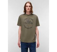 Napapijri - S-Bald S/S - T-shirt size L, brown/olive