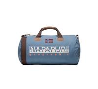 Napapijri Bering 3 Men's Travel Bag in Waxed Cotton Canvas Stormy Grey, 48 Litres