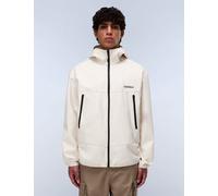 Napapijri Biois Hooded Funnel Neck Sports Jacket Beige