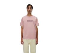 Napapijri Box Logo Short Sleeve T-shirt Pink M Men