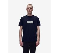Napapijri Box Logo Short Sleeve T-shirt Blue S Men